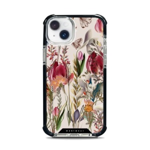 Odolný obal Mobiwear MagSafe Elite Bumper - Apple iPhone 14 Plus - D002D Rozkvetlá louka