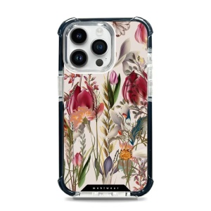 Odolný obal Mobiwear MagSafe Elite Bumper - Apple iPhone 14 Pro Max - D002D Rozkvetlá louka
