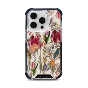 Odolný obal Mobiwear MagSafe Elite Bumper - Apple iPhone 15 Pro - D002D Rozkvetlá louka