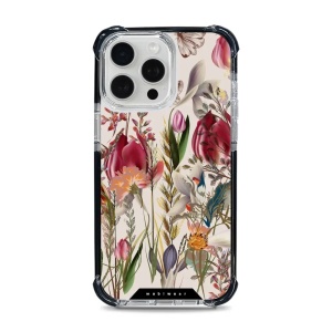 Odolný obal Mobiwear MagSafe Elite Bumper - Apple iPhone 15 Pro Max - D002D Rozkvetlá louka