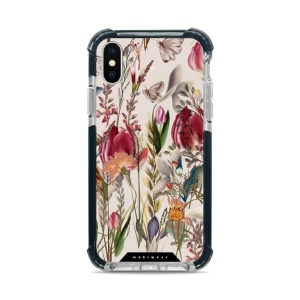Odolný obal Mobiwear MagSafe Elite Bumper - Apple iPhone X / XS - D002D Rozkvetlá louka