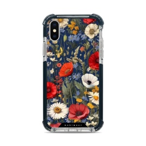 Odolný obal Mobiwear MagSafe Elite Bumper - Apple iPhone X / XS - D005D Temná louka