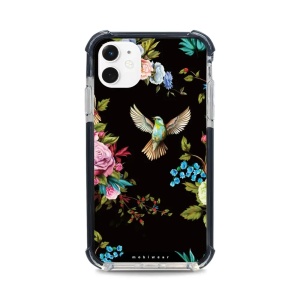 Odolný obal Mobiwear MagSafe Elite Bumper - Apple iPhone 11 - D007D Ptáček a květy