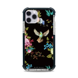 Odolný obal Mobiwear MagSafe Elite Bumper - Apple iPhone 11 Pro - D007D Ptáček a květy