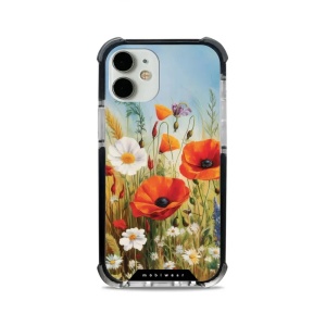 Odolný obal Mobiwear MagSafe Elite Bumper - Apple iPhone 12 Mini - D010D Letní louka