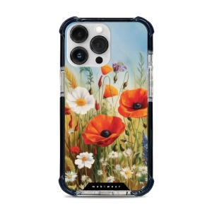 Odolný obal Mobiwear MagSafe Elite Bumper - Apple iPhone 13 Pro - D010D Letní louka