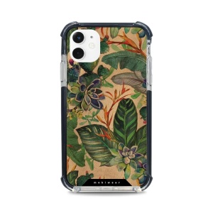 Odolný obal Mobiwear MagSafe Elite Bumper - Apple iPhone 11 - D013D Sukulenty