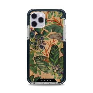 Odolný obal Mobiwear MagSafe Elite Bumper - Apple iPhone 11 Pro - D013D Sukulenty