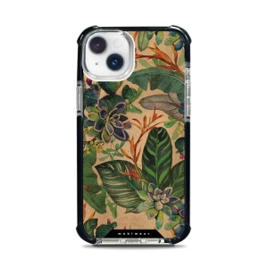 Odolný obal Mobiwear MagSafe Elite Bumper - Apple iPhone 14 Plus - D013D Sukulenty