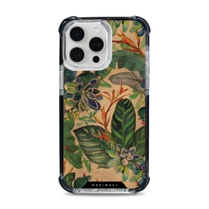 Odolný obal Mobiwear MagSafe Elite Bumper - Apple iPhone 15 Pro Max - D013D Sukulenty