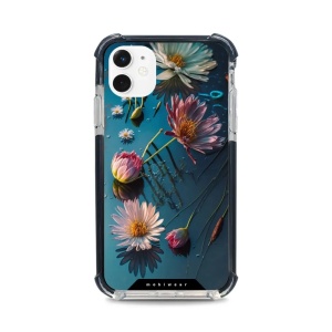 Odolný obal Mobiwear MagSafe Elite Bumper - Apple iPhone 11 - D014D Květy na hladině