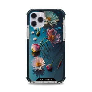 Odolný obal Mobiwear MagSafe Elite Bumper - Apple iPhone 11 Pro - D014D Květy na hladině
