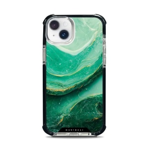 Odolný obal Mobiwear MagSafe Elite Bumper - Apple iPhone 14 Plus - D017D Zelený mramor