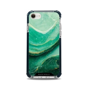 Odolný obal Mobiwear MagSafe Elite Bumper - Apple iPhone 7 / 8 / SE 2020 / SE 2022 - D017D Zelený mramor