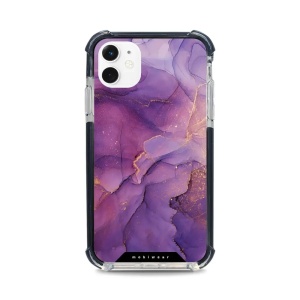 Odolný obal Mobiwear MagSafe Elite Bumper - Apple iPhone 11 - D020D Fialový mramor