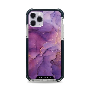 Odolný obal Mobiwear MagSafe Elite Bumper - Apple iPhone 11 Pro - D020D Fialový mramor