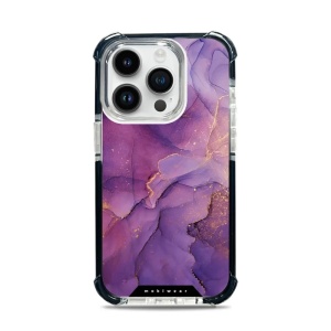 Odolný obal Mobiwear MagSafe Elite Bumper - Apple iPhone 14 Pro - D020D Fialový mramor
