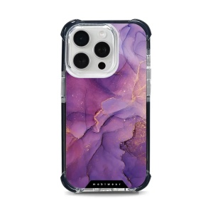 Odolný obal Mobiwear MagSafe Elite Bumper - Apple iPhone 15 Pro - D020D Fialový mramor