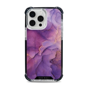 Odolný obal Mobiwear MagSafe Elite Bumper - Apple iPhone 15 Pro Max - D020D Fialový mramor