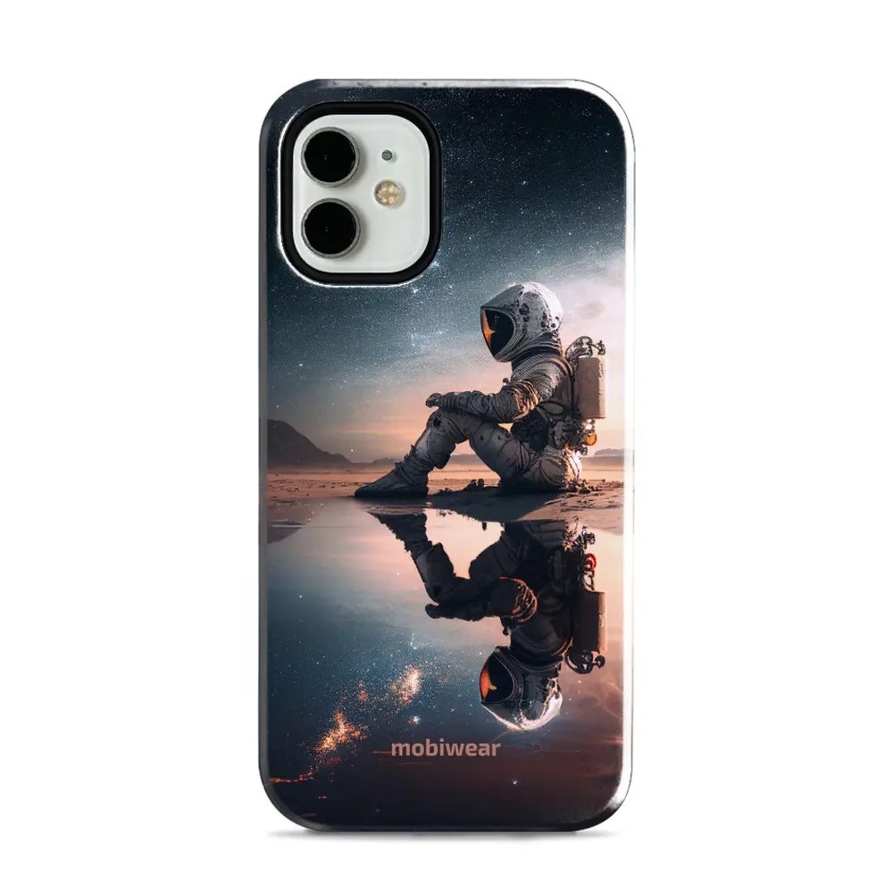 Odolný obal Mobiwear Elite Pro - Apple iPhone 12 Mini - E003E Astronaut na samotce