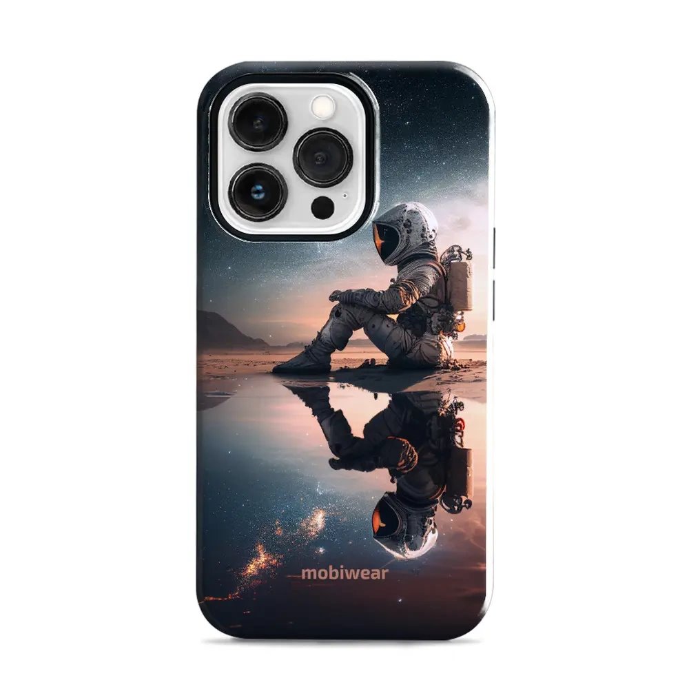Odolný obal Mobiwear Elite Pro - Apple iPhone 13 Pro - E003E Astronaut na samotce