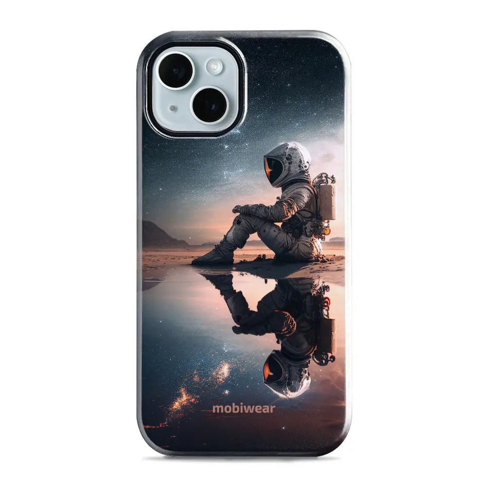 Odolný obal Mobiwear Elite Pro - Apple iPhone 14 - E003E Astronaut na samotce