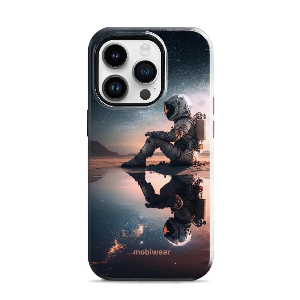 Odolný obal Mobiwear Elite Pro - Apple iPhone 14 Pro - E003E Astronaut na samotce