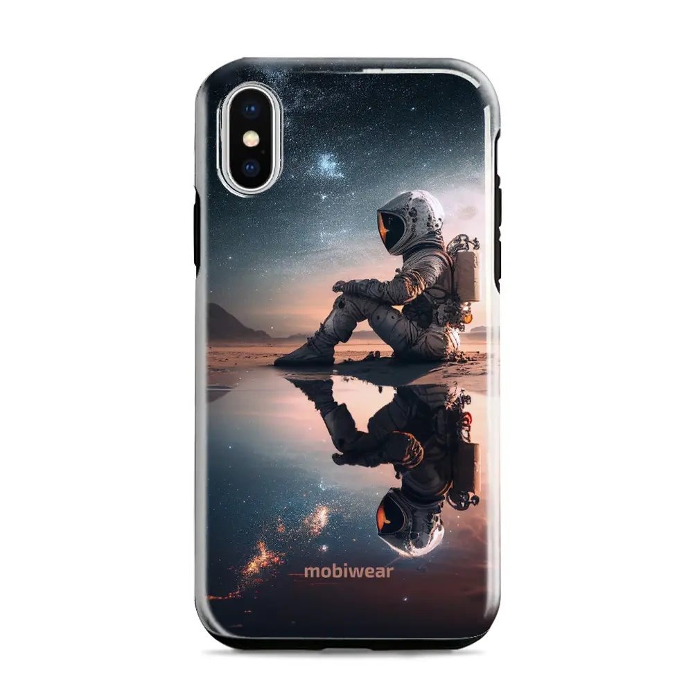 Odolný obal Mobiwear Elite Pro - Apple iPhone XR - E003E Astronaut na samotce