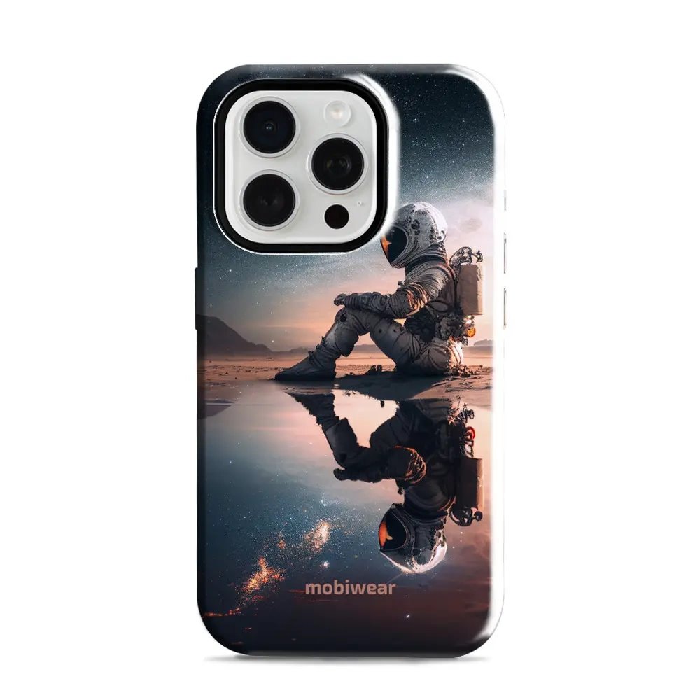 Odolný obal Mobiwear Elite Pro - Apple iPhone 15 Pro - E003E Astronaut na samotce