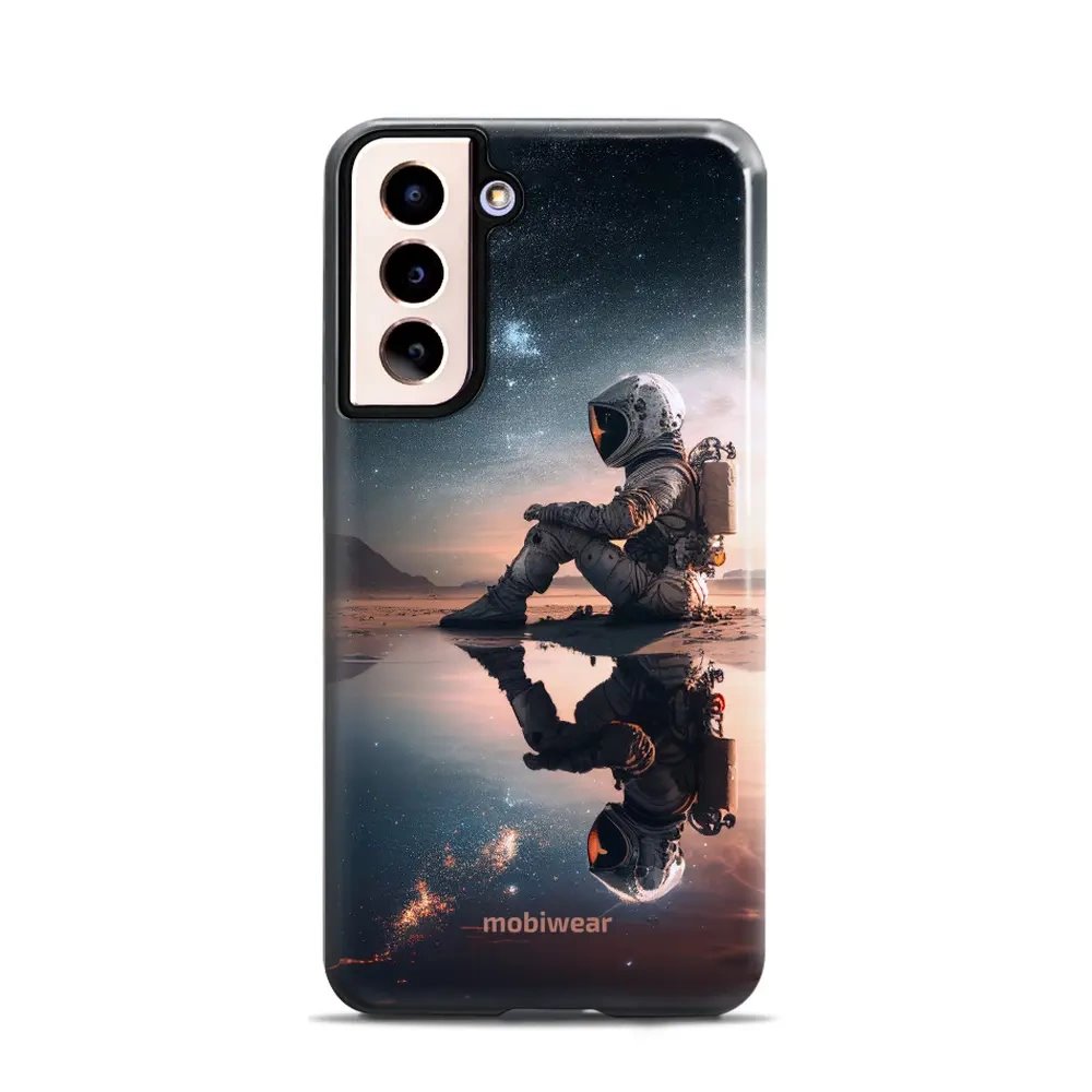Odolný obal Mobiwear Elite Pro - Samsung Galaxy S21 - E003E Astronaut na samotce
