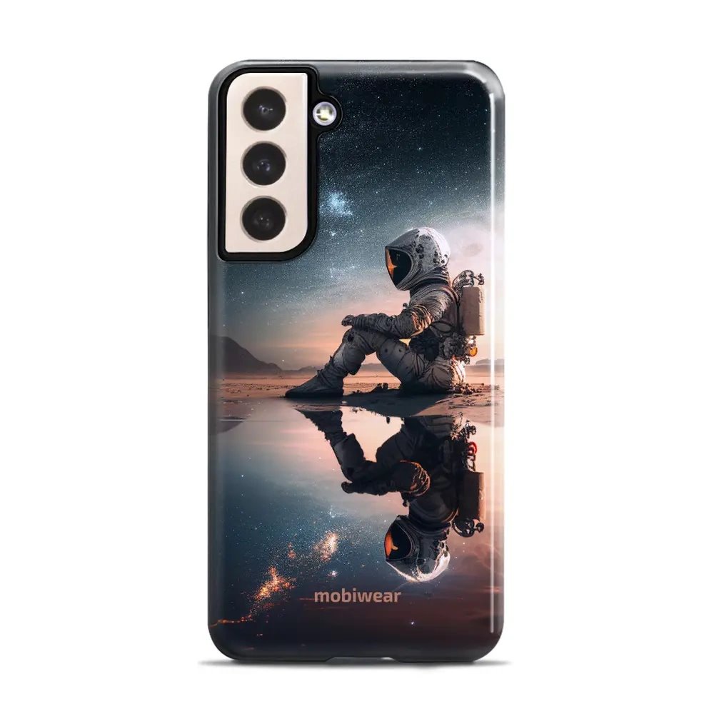 Odolný obal Mobiwear Elite Pro - Samsung Galaxy S21 Plus - E003E Astronaut na samotce
