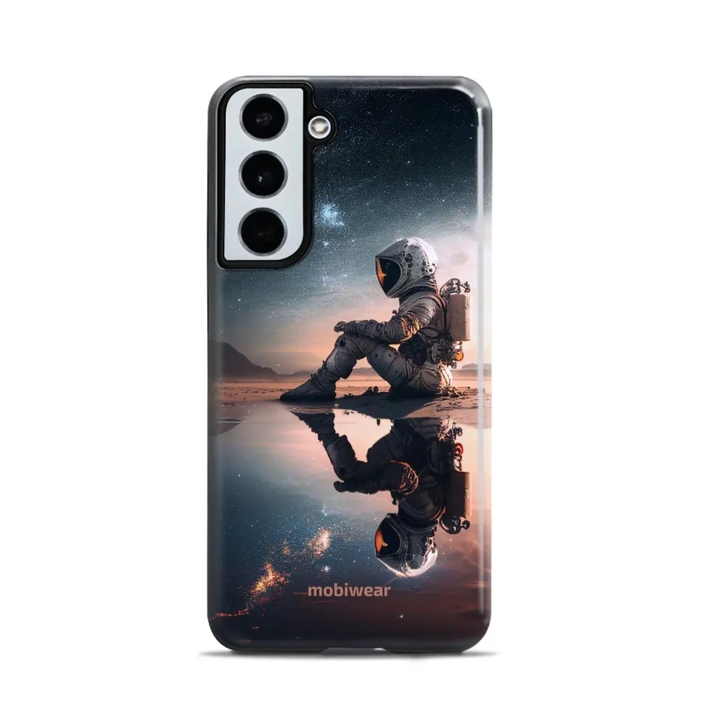 Odolný obal Mobiwear Elite Pro - Samsung Galaxy S22 - E003E Astronaut na samotce