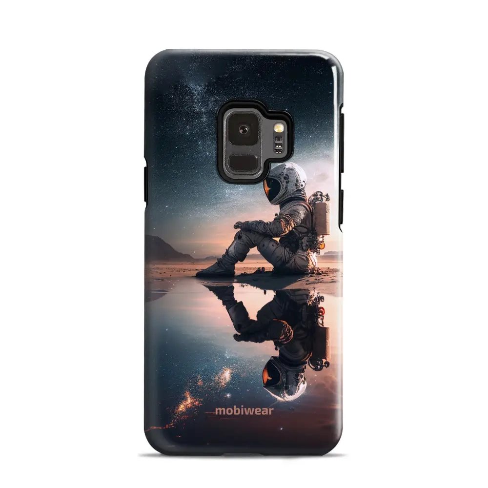 Odolný obal Mobiwear Elite Pro - Samsung Galaxy S9 - E003E Astronaut na samotce