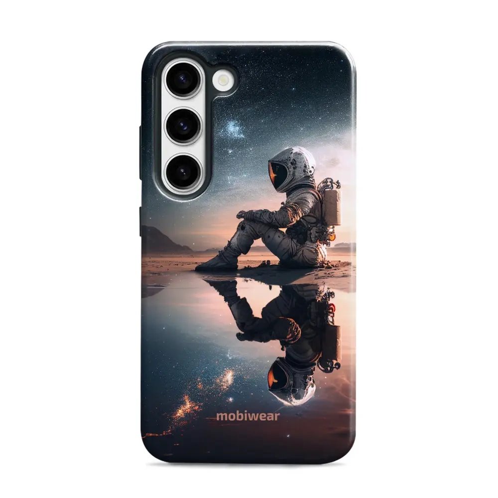 Odolný obal Mobiwear Elite Pro - Samsung Galaxy S23 - E003E Astronaut na samotce