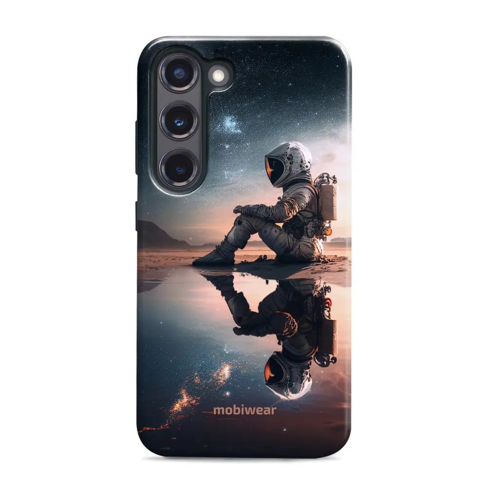 Odolný obal Mobiwear Elite Pro - Samsung Galaxy S23 Plus - E003E Astronaut na samotce