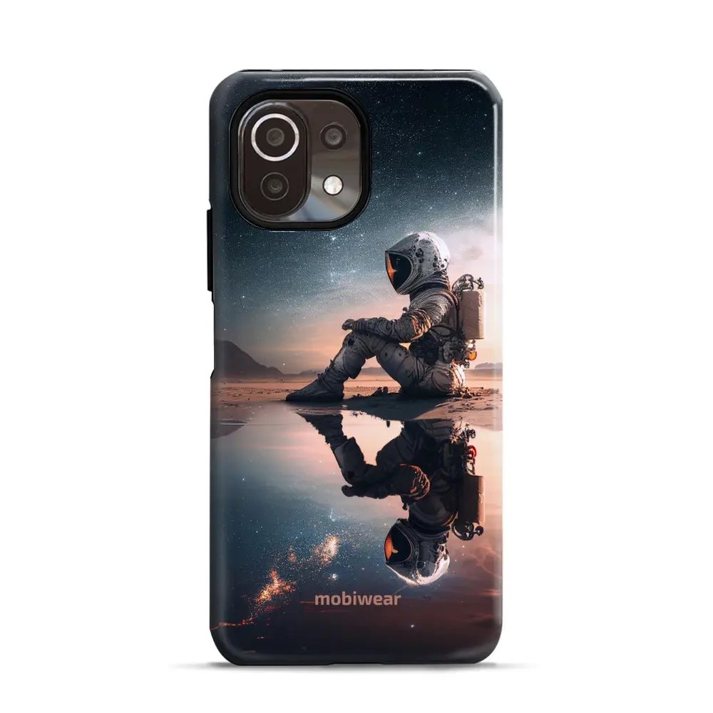 Odolný obal Mobiwear Elite Pro - Xiaomi 11 Lite 5G NE / Xiaomi Mi 11 Lite - E003E Astronaut na samotce