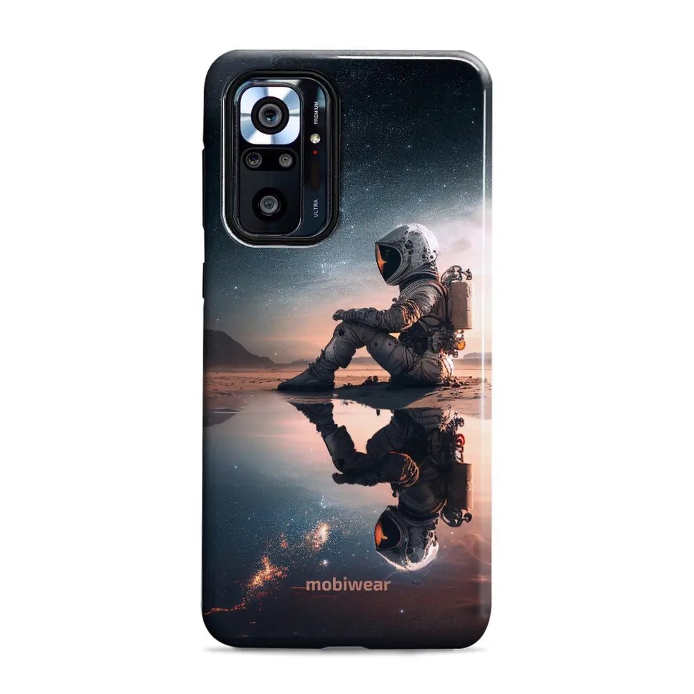 Odolný obal Mobiwear Elite Pro - Xiaomi Redmi Note 10 Pro - E003E Astronaut na samotce