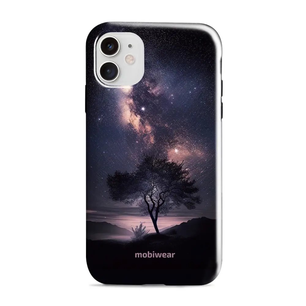 Odolný obal Mobiwear Elite Pro - Apple iPhone 11 - E005E Strom s galaxií