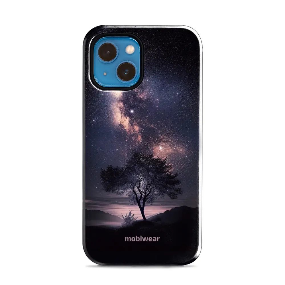 Odolný obal Mobiwear Elite Pro - Apple iPhone 13 Mini - E005E Strom s galaxií