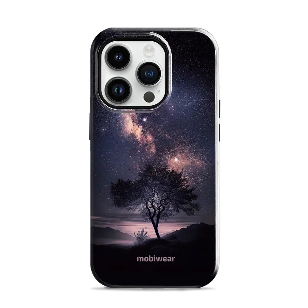 Odolný obal Mobiwear Elite Pro - Apple iPhone 14 Pro - E005E Strom s galaxií