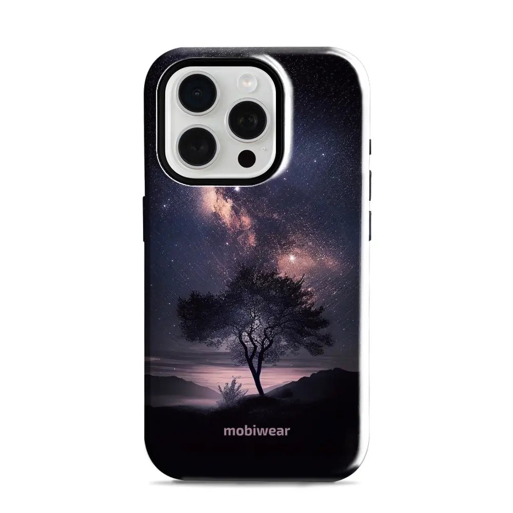 Odolný obal Mobiwear Elite Pro - Apple iPhone 15 Pro - E005E Strom s galaxií