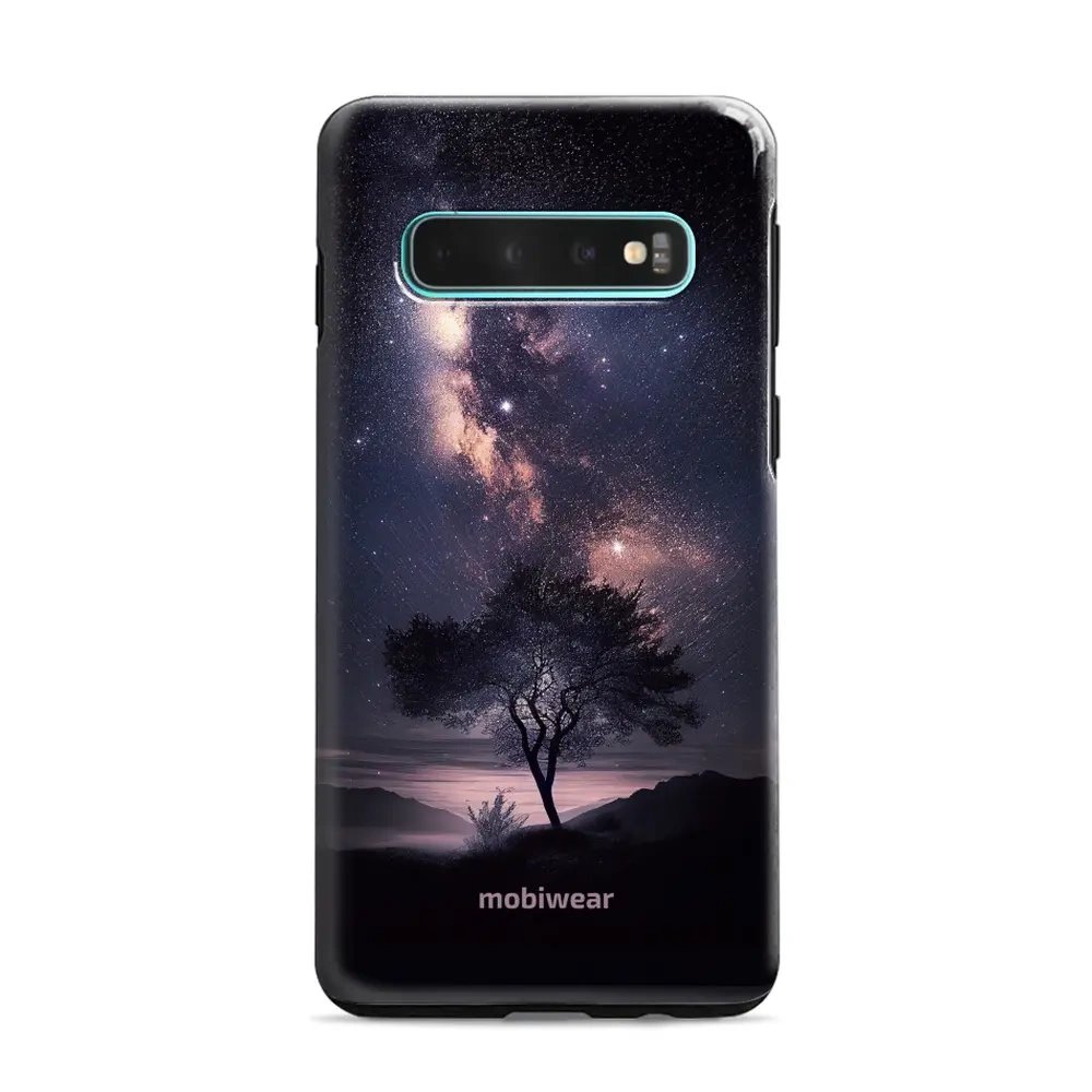 Odolný obal Mobiwear Elite Pro - Samsung Galaxy S10 Plus - E005E Strom s galaxií