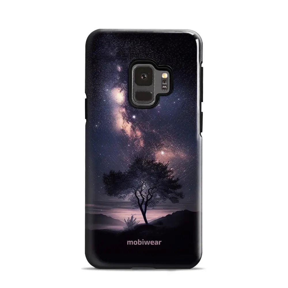 Odolný obal Mobiwear Elite Pro - Samsung Galaxy S9 - E005E Strom s galaxií