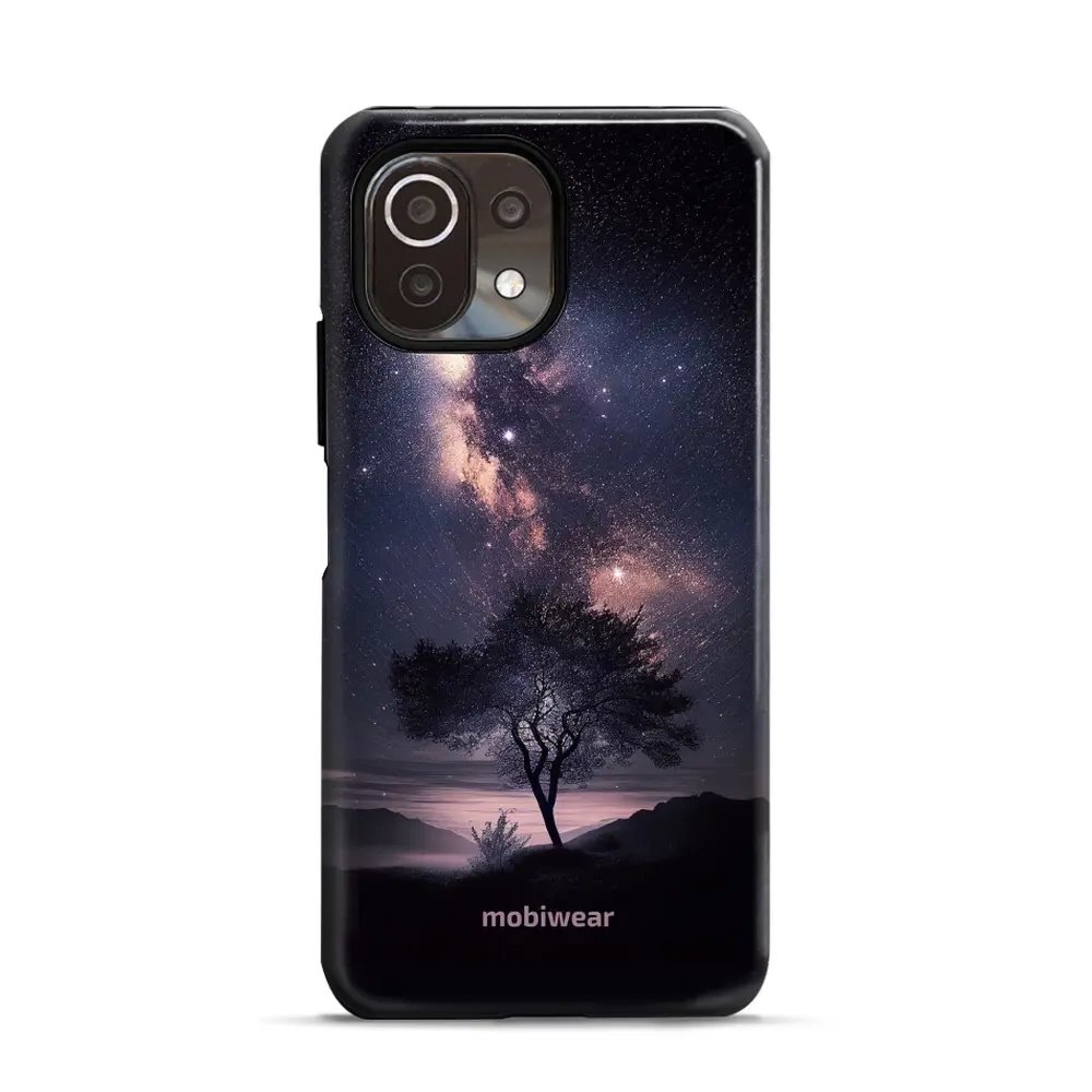 Odolný obal Mobiwear Elite Pro - Xiaomi 11 Lite 5G NE / Xiaomi Mi 11 Lite - E005E Strom s galaxií