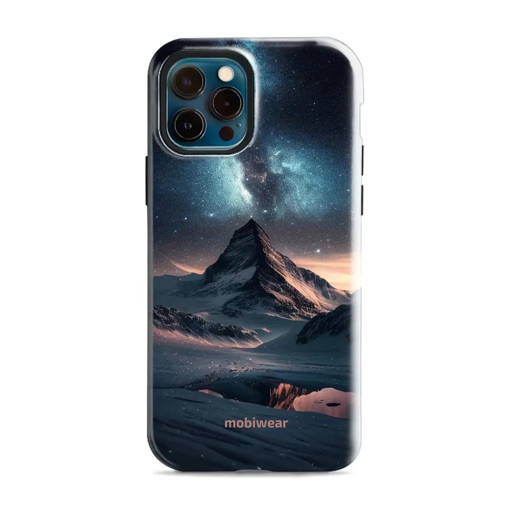 Odolný obal Mobiwear Elite Pro - Apple iPhone 12 / 12 Pro - E006E Hora s hvězdnou oblohou