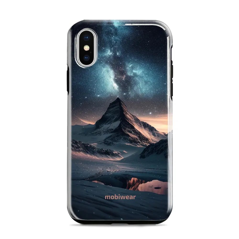 Odolný obal Mobiwear Elite Pro - Apple iPhone XR - E006E Hora s hvězdnou oblohou