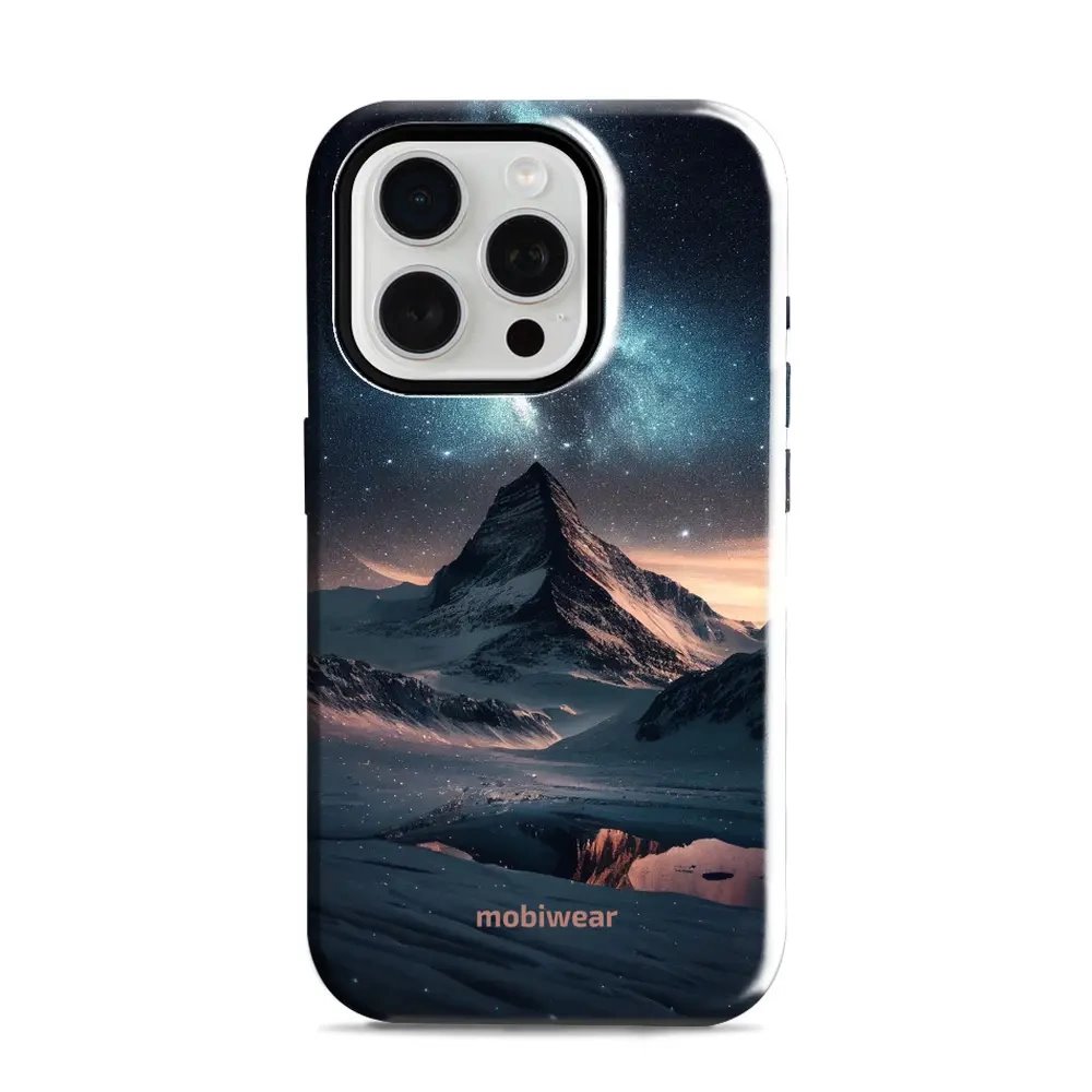 Odolný obal Mobiwear Elite Pro - Apple iPhone 15 Pro - E006E Hora s hvězdnou oblohou