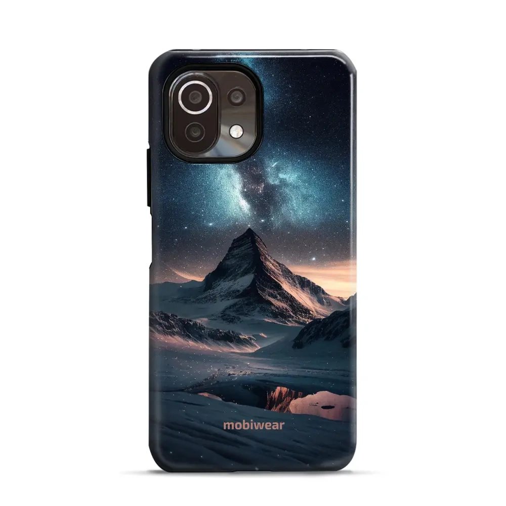 Odolný obal Mobiwear Elite Pro - Xiaomi 11 Lite 5G NE / Xiaomi Mi 11 Lite - E006E Hora s hvězdnou oblohou