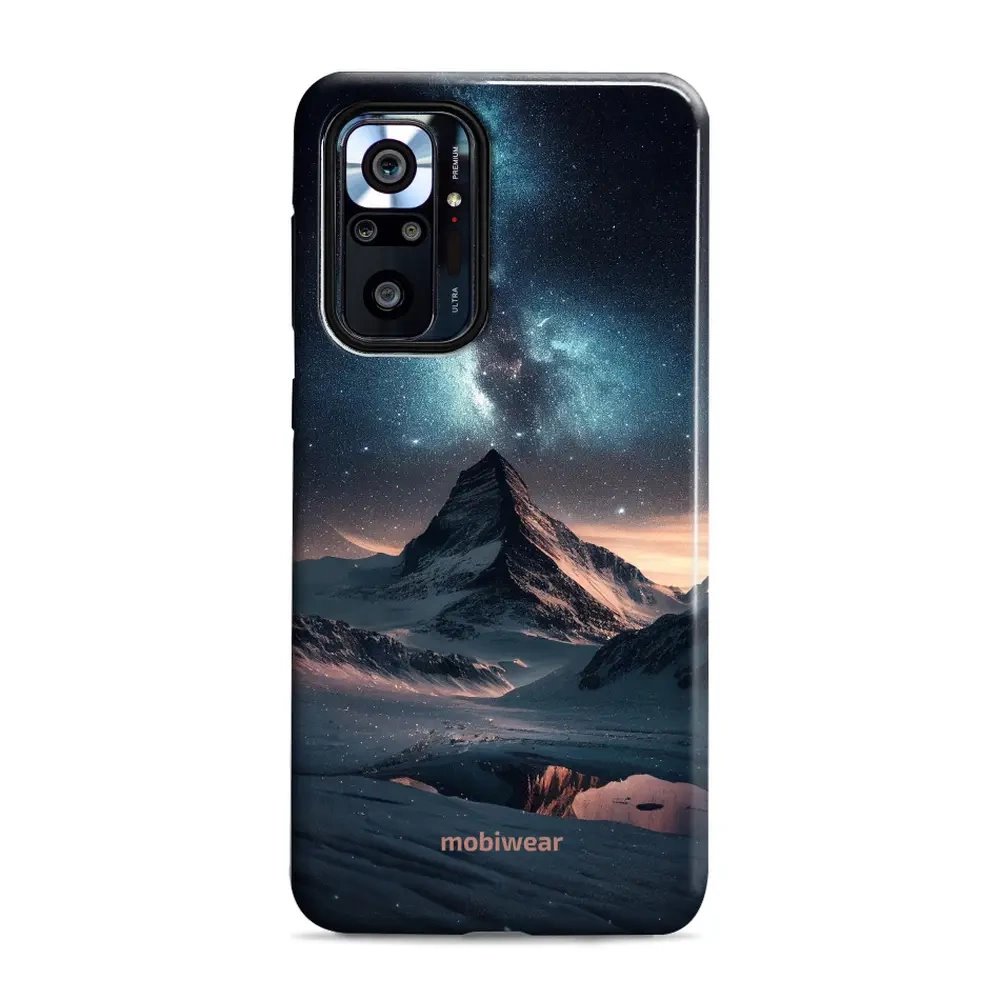 Odolný obal Mobiwear Elite Pro - Xiaomi Redmi Note 10 Pro - E006E Hora s hvězdnou oblohou