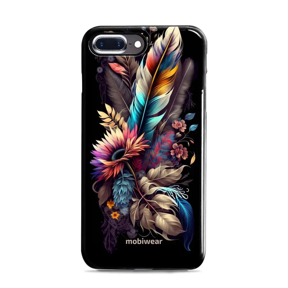 Odolný obal Mobiwear Elite Pro - Apple iPhone 7 Plus / 8 Plus - E011E Kytice s pírkem